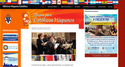 Desktop Screenshot of oficinahispanacatolica.org