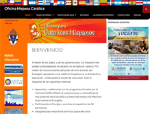 Tablet Screenshot of oficinahispanacatolica.org